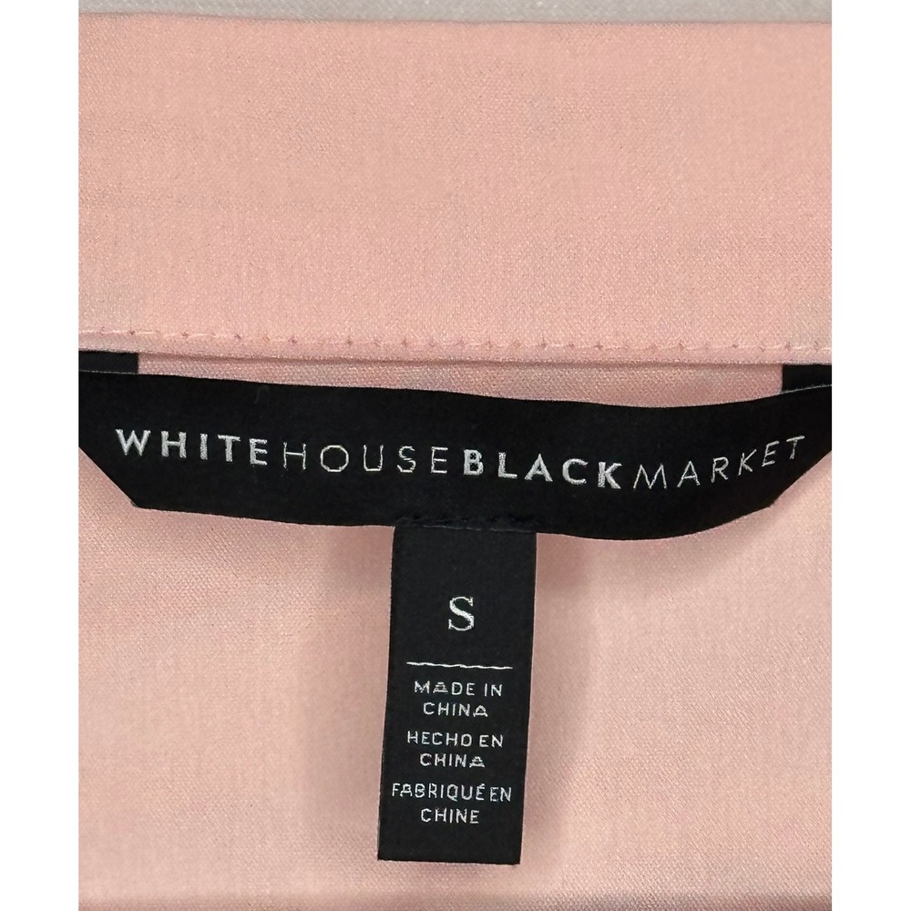 White House Black Market Ballerina Bell Off Shoulder Tie Waist Blouse Sz S - Picture 3 of 12